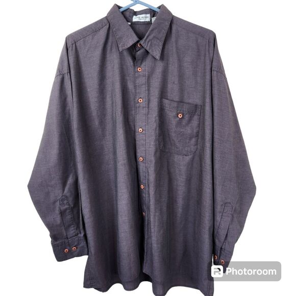 Vintage Pierre Balmain Cotton Blend Button Down Shirt Size XL - Picture 1 of 7